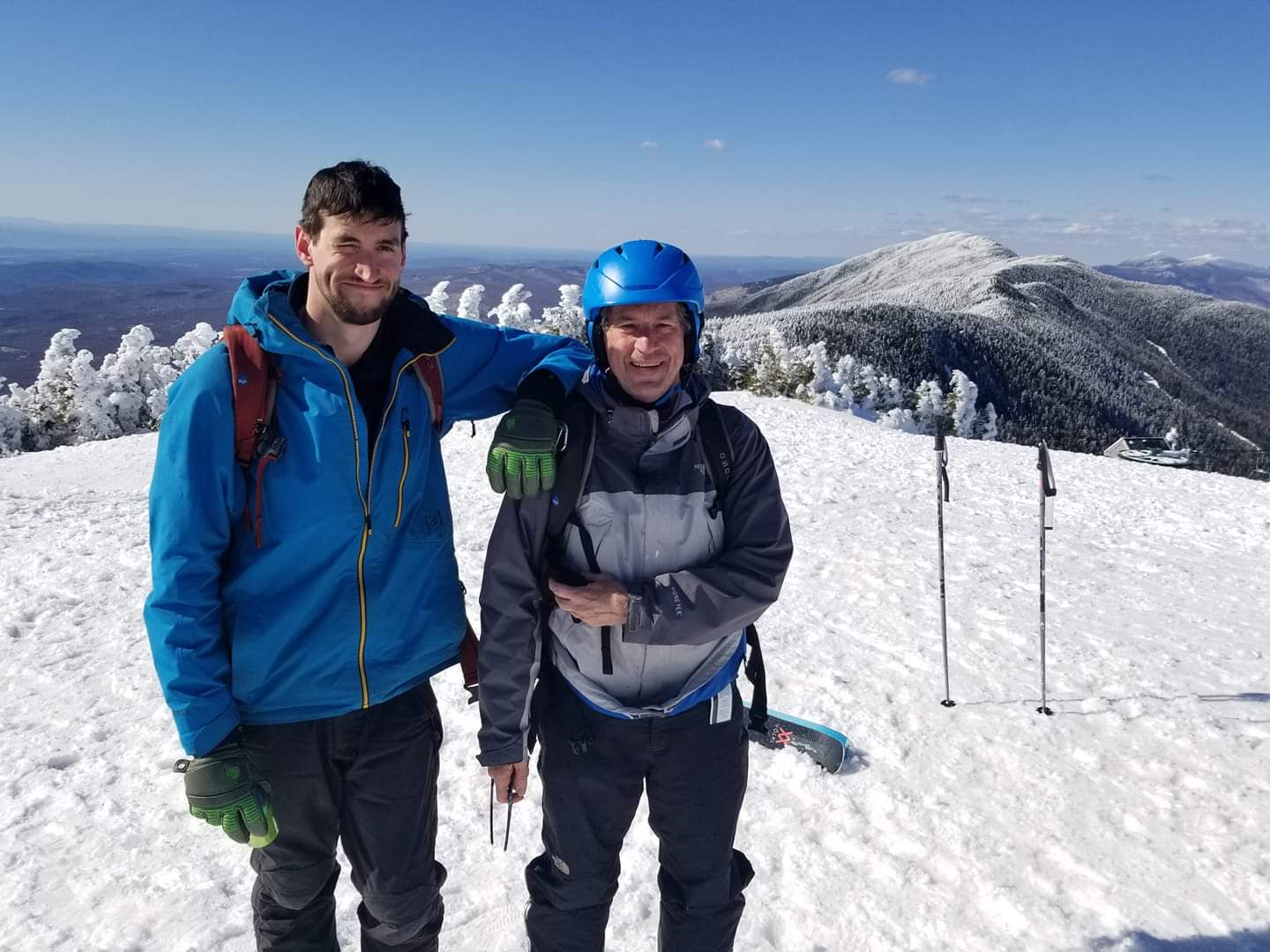 My dad at me at Sugarbush